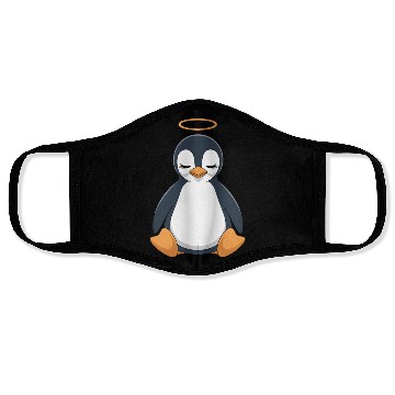 Discover Peaceful Penguin with Halo Design Face Masks