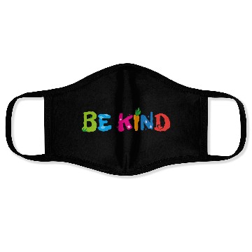 Discover Be Kind nature environment Face Masks