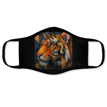 Discover Cubist Tiger Face Masks