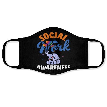 Discover Social Work Awareness Elephant Balloons Face Masks