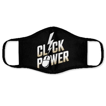 Discover Click Power Cyber Monday Shopping Force Face Masks