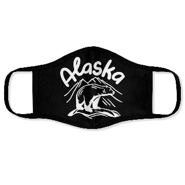 Discover Alaska Bear Adventure Lovers Face Masks