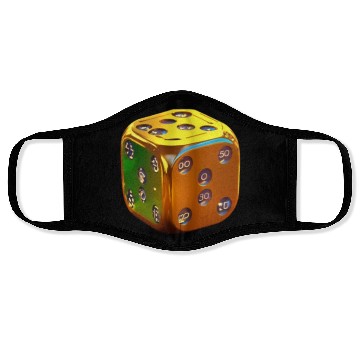 Discover Dice Game Boy Casino 3D Art Face Masks