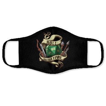 Discover Roll Initiative Adventure Magic Dungeon Face Masks