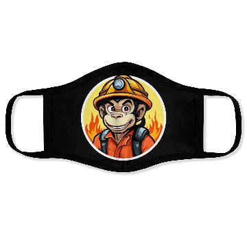 Discover Firefighter monkey Face Masks
