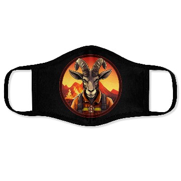 Discover Fireman Capricorn Face Masks