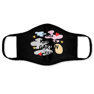 Discover HELLO KINDERGARTEN ERA Face Masks