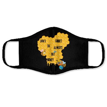 Discover Fun bee sweet honey Face Masks