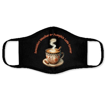 Discover Face Masks Weather & Pumpkin Latte Forever