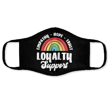 Discover Empathy Hope Trust Loyalty Face Masks