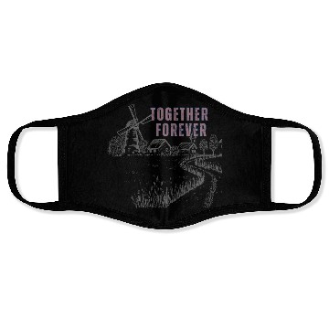 Discover Together forever - till death do us part Face Masks