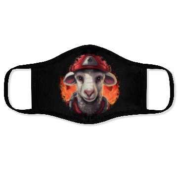 Discover Sheep Firefighter Face Masks