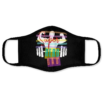 Discover SUPER HERO DAD Face Masks