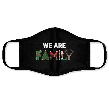 Discover We Are Family Face Masks