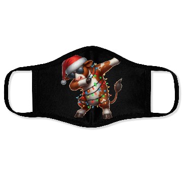 Discover Dabbing Hereford Cattle Farmer Sunglasses Face Masks