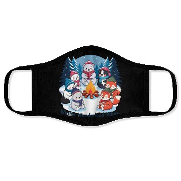 Discover Winter wonderland vibes Face Masks