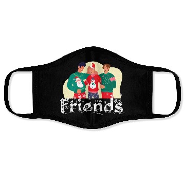Discover Friends Christmas Face Masks