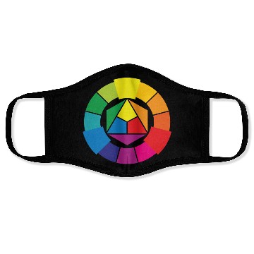 Discover Color Wheel Artist Creative Colors Art Face Masks