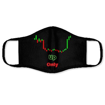 Discover Up only Crypto Traders Face Masks