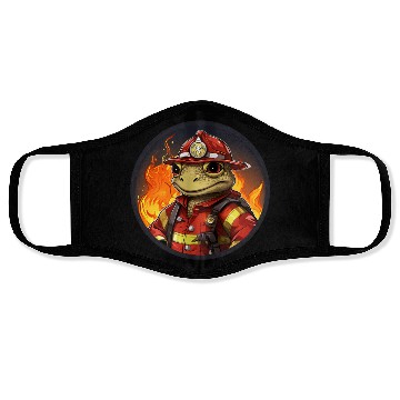 Discover Frog Firefighter Face Masks