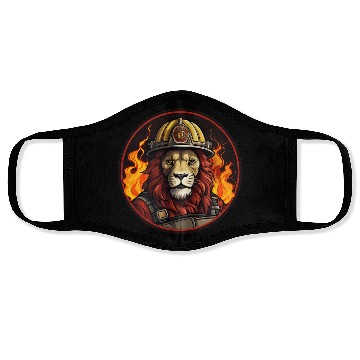 Discover Lion Firefighter Face Masks