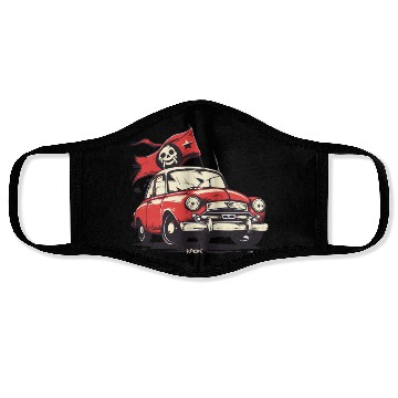 Discover Communist Soviet Pirate Retro Car Face Masks