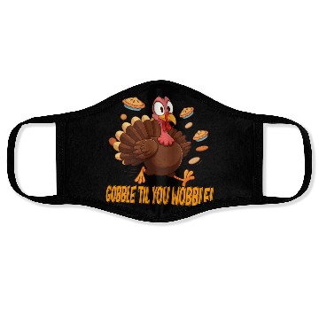 Discover Gobble 'Til You Wobble! Thanksgiving Fun Face Masks