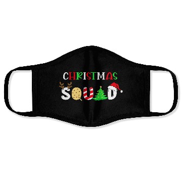 Discover Christmas Squad Lights Face Masks, Christmas Crew