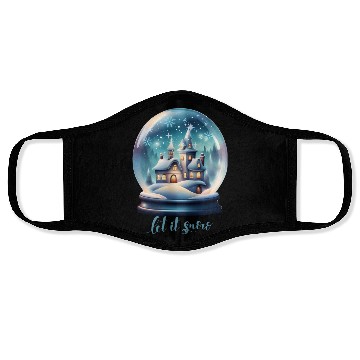 Discover Let It Snow Face Masks