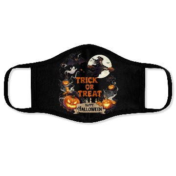 Discover TRICK OR TREAT Face Masks