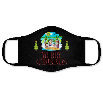 Discover A Holly Jolly Christmas Adventure Face Masks