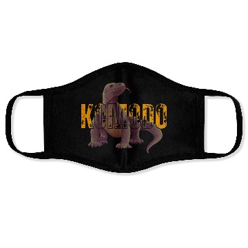 Discover Komodo Dragon Art From Indonesia Face Masks