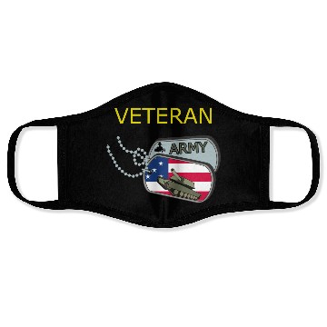 Discover Veteran US Army Face Masks