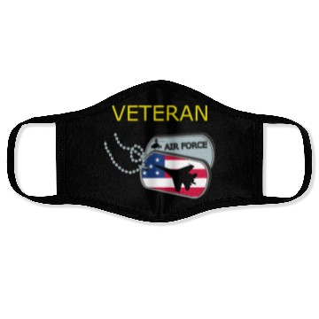Discover Veteran US Air Force Face Masks