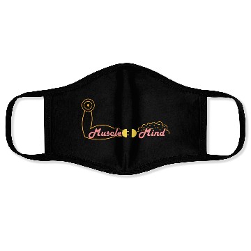 Discover Muscle Mind Connection Face Masks