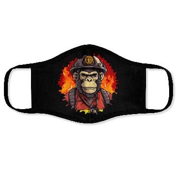 Discover Firefighter monkeys Face Masks