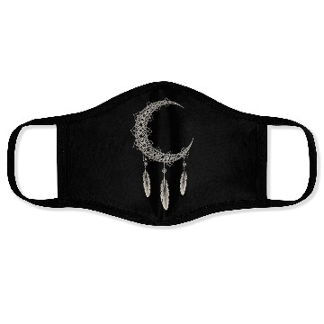 Discover Elegant Moon With Feathers Face Masks