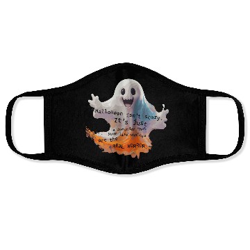 Discover Ghost Real Horror Transparent Face Masks