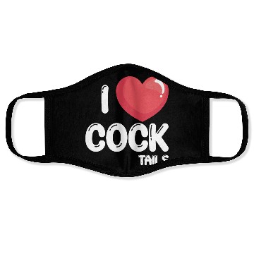 Discover Funny I Love Cocktails 2 Face Masks