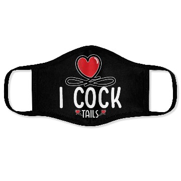 Discover Funny I Love Cocktails 6 Face Masks