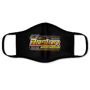 Discover Stay Strong Boston Massachusetts Design Modern Face Masks