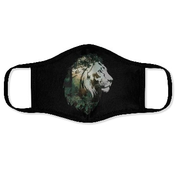 Discover Roaring Lion Face Masks