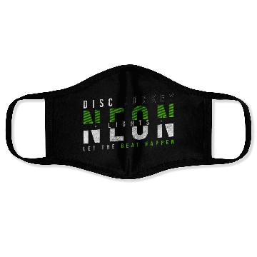 Discover Party Record Crowd Bass Face Masks