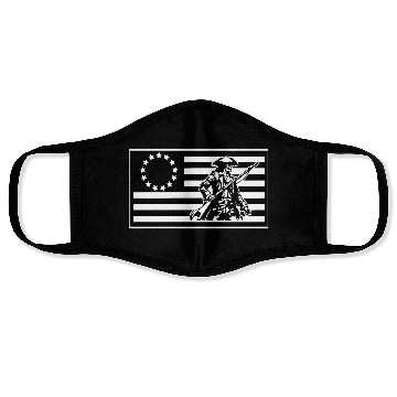 Discover 1776 Militia Skull Flag LIKE US ON FB #USAPatriot Face Masks