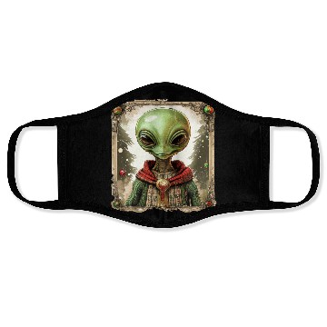 Discover Aliens Christmas Face Masks