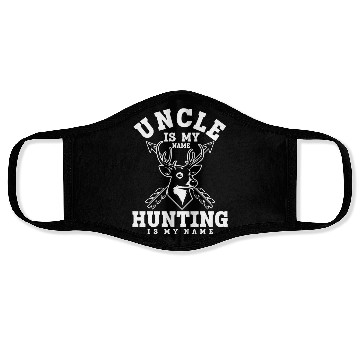 Discover uncle is my name hunting is my game 6 Face Masks