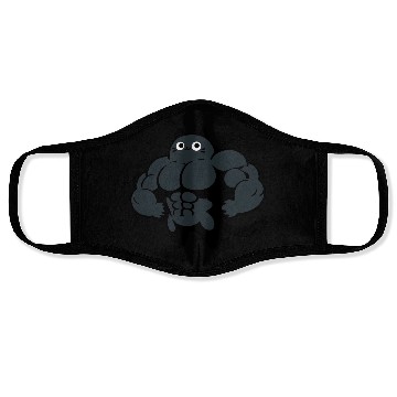 Discover Black Cat Gym Cartoon Face Masks