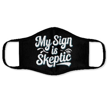 Discover Astrology Skeptic Critical Thinking Face Masks