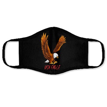 Discover USA EAGLE DESIGN Face Masks