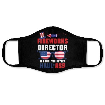 Discover Fireworks Director 8 Face Masks